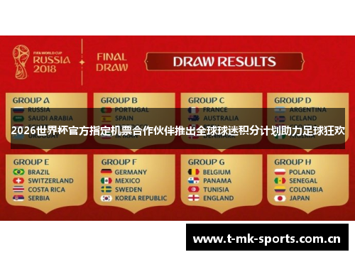 2026世界杯官方指定机票合作伙伴推出全球球迷积分计划助力足球狂欢